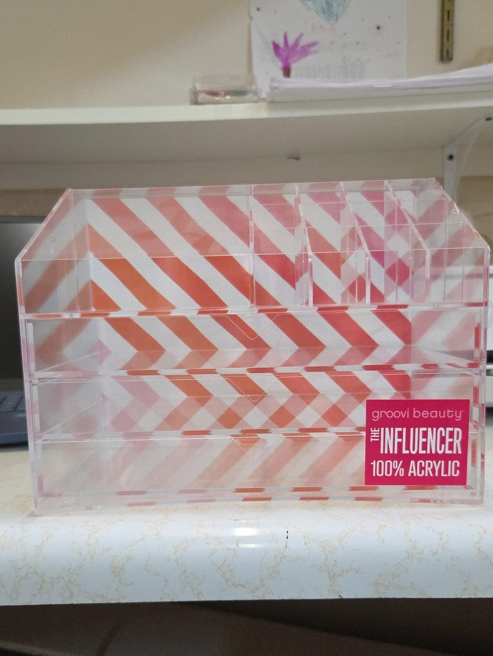 Clear Acrylic Makeup Organizer - Transparent Storage